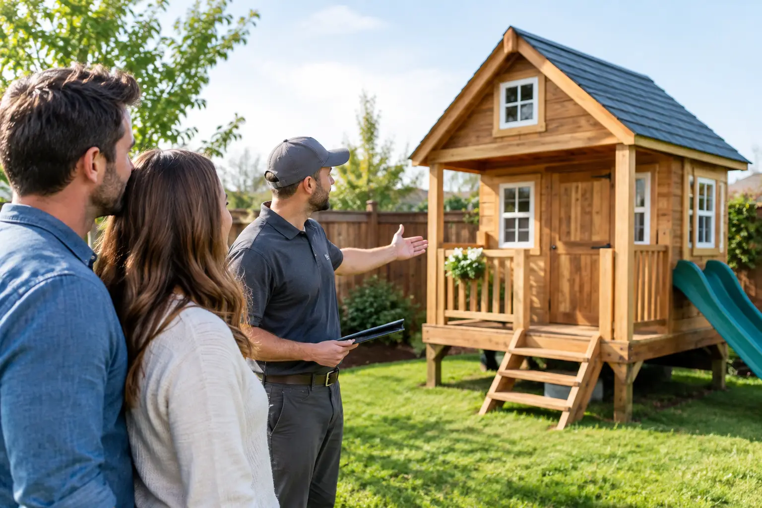 Choosing an Outdoor Playhouse Builder Locally