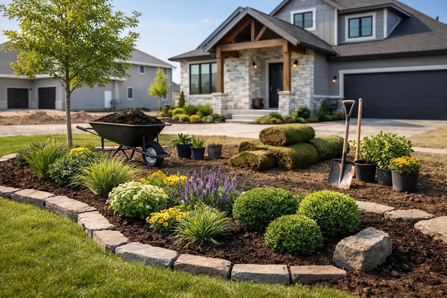 Landscaping for New Construction Homes Done Right