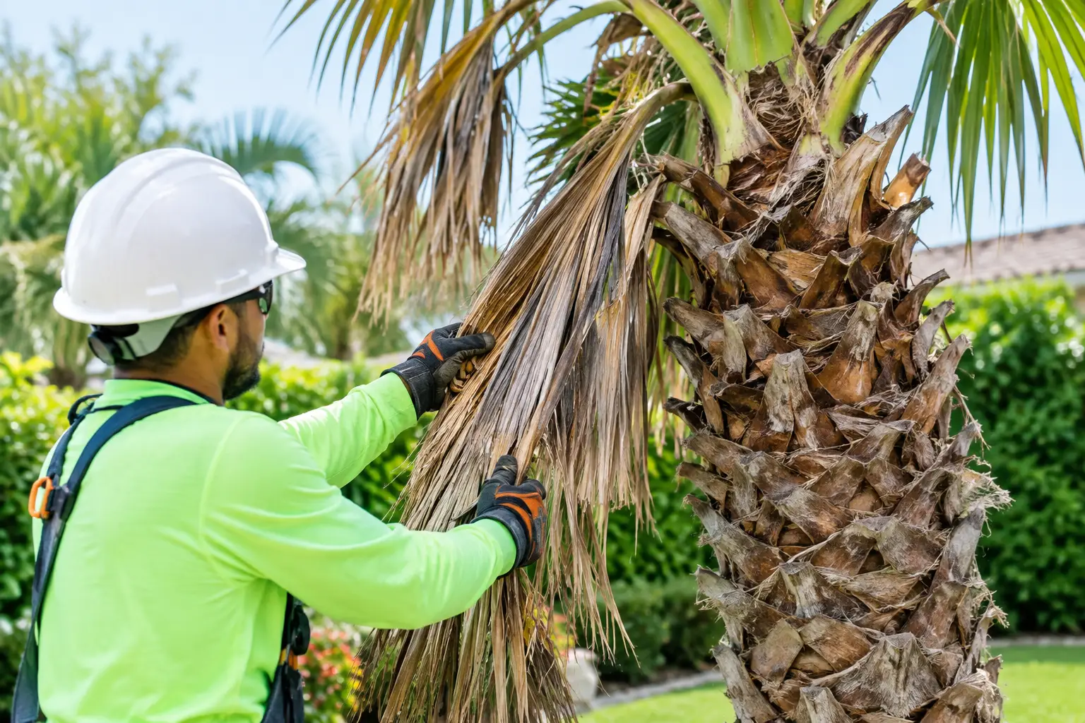 Palm Branch Removal Service for a Safer Garden