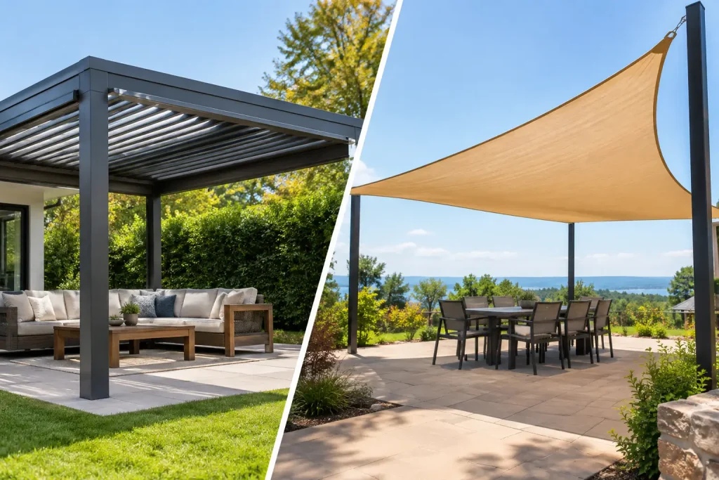 Pergola Versus Shade Sail Durability Compared
